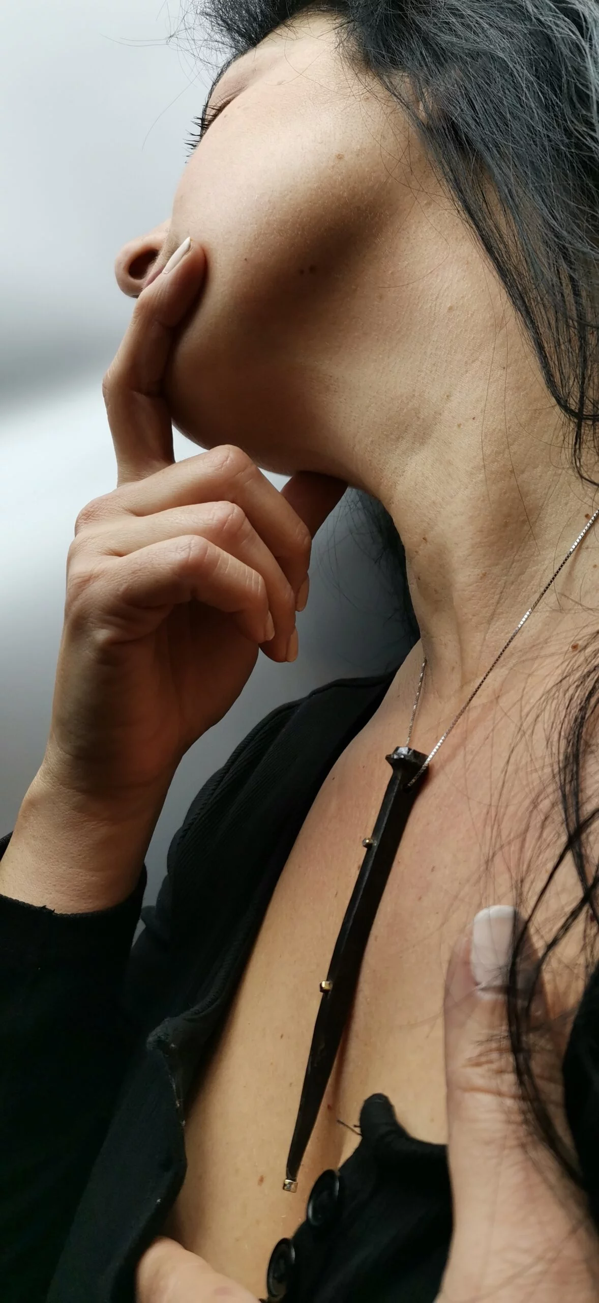 SG233 / Old iron nail with gold 750 - Image 4