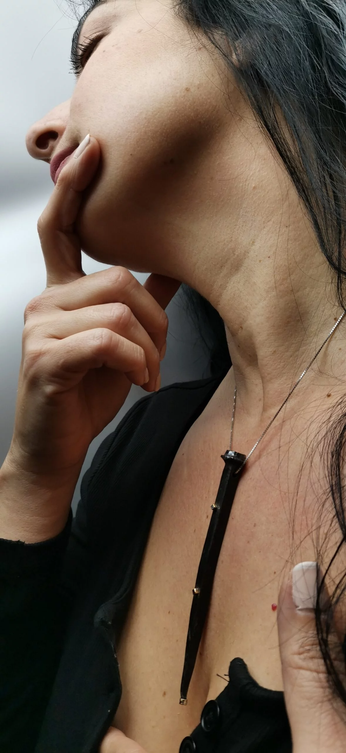 SG233 / Old iron nail with gold 750 - Image 5