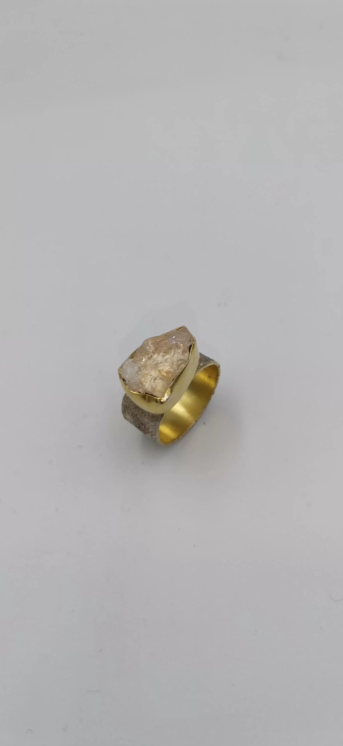 S121 / Silver morganite ring - Image 3