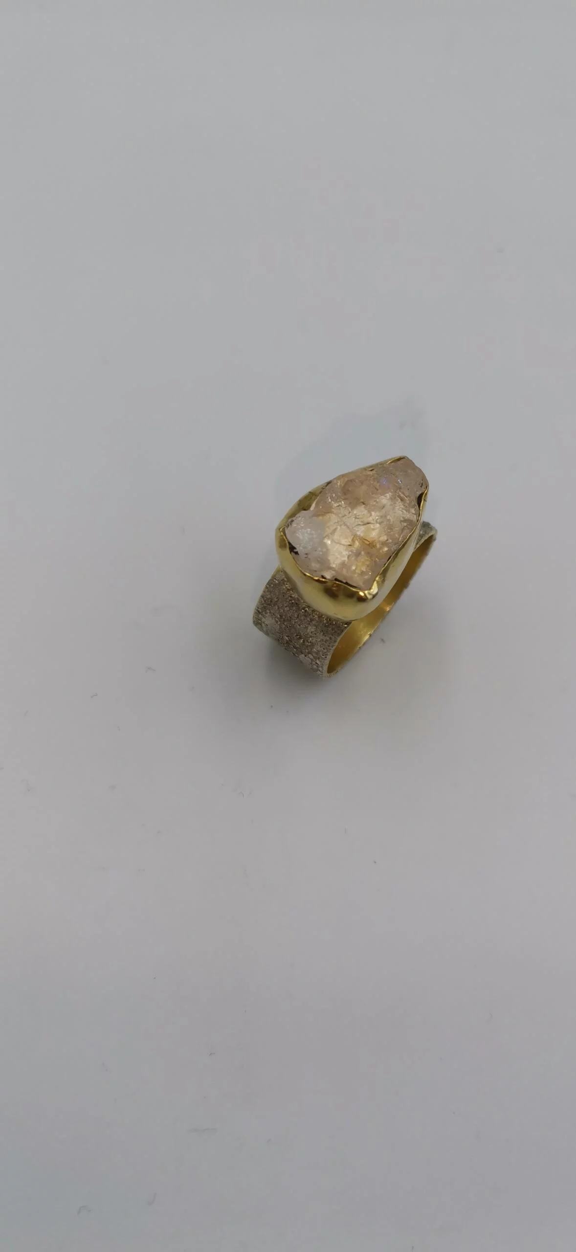 S121 / Silver morganite ring - Image 4