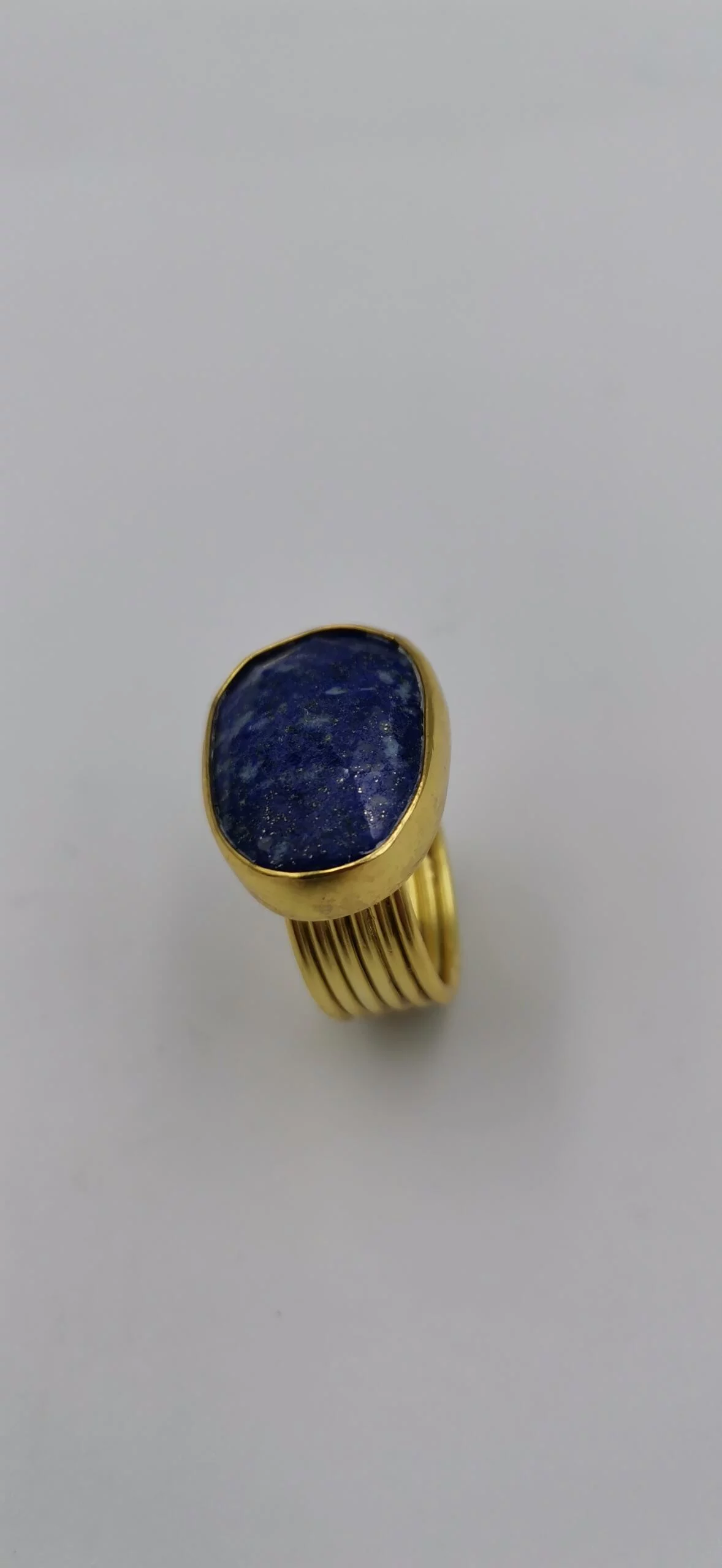 S169 / Silver lapis lazuli ring - Image 3