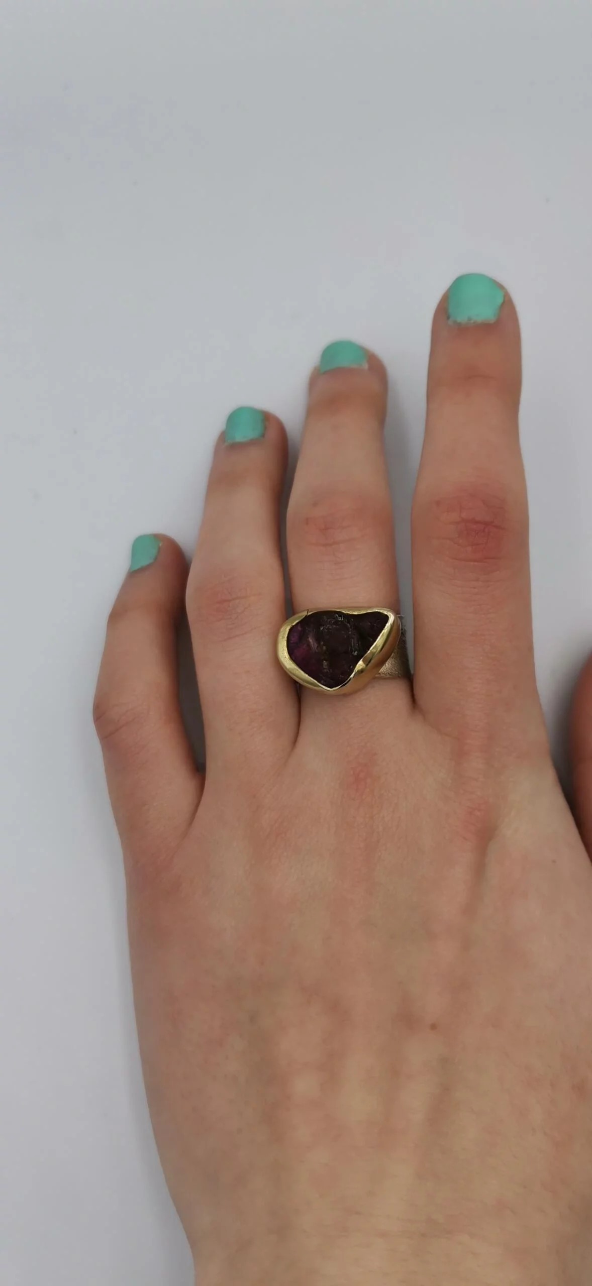 S212 / Silver tourmaline ring - Image 3