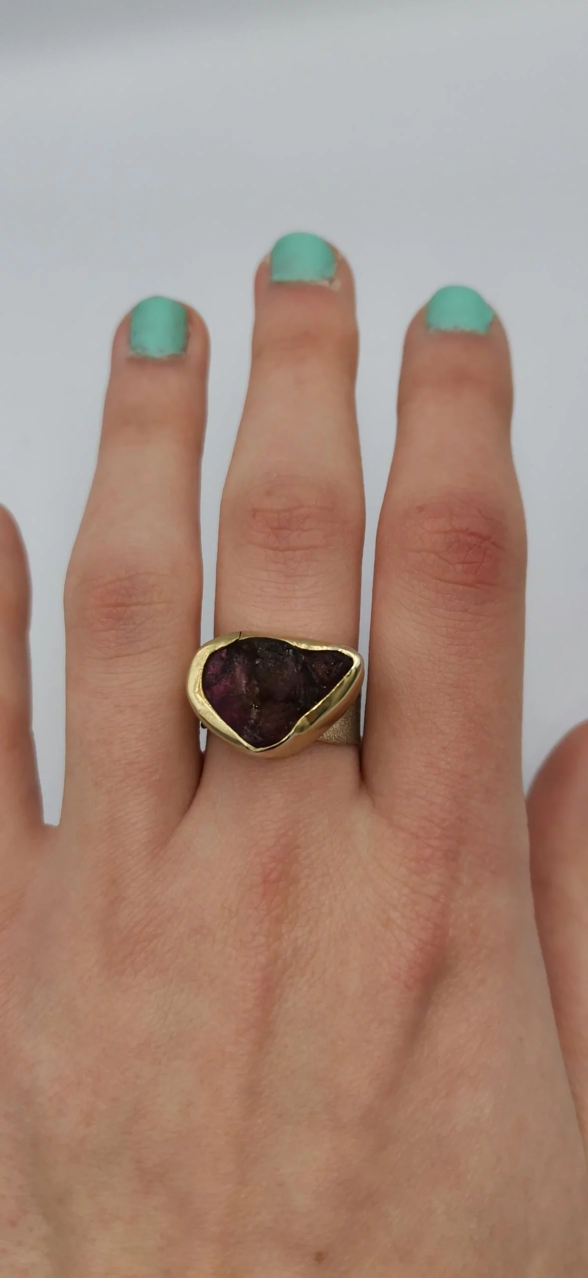 S212 / Silver tourmaline ring - Image 5