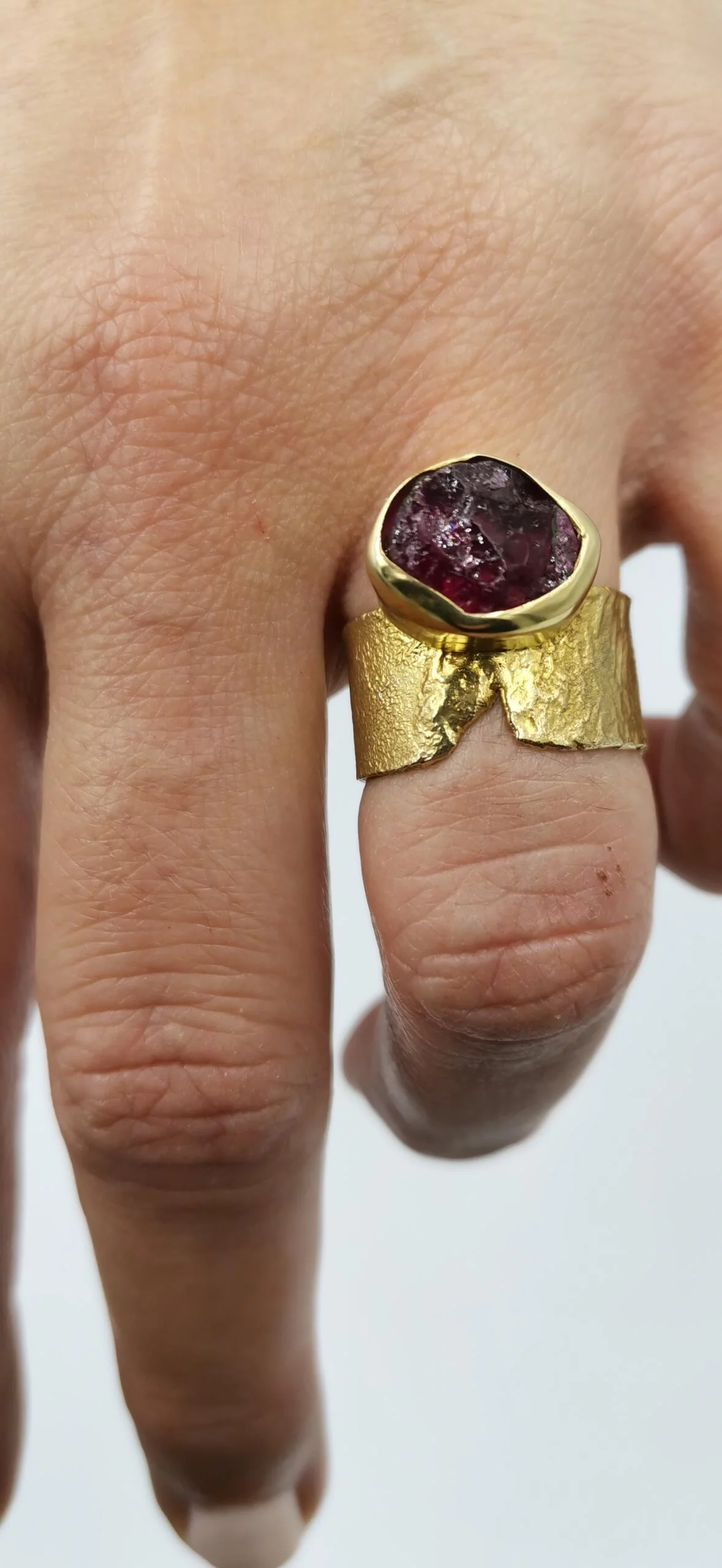 S274 / Silver tourmaline ring - Image 1