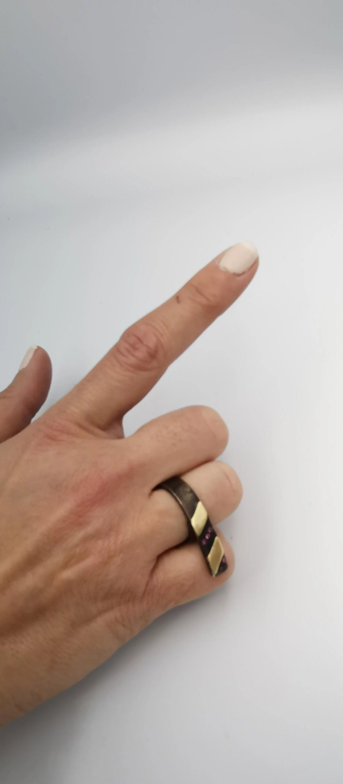 SG201 / Gold K18 and silver ruby ring - Image 4