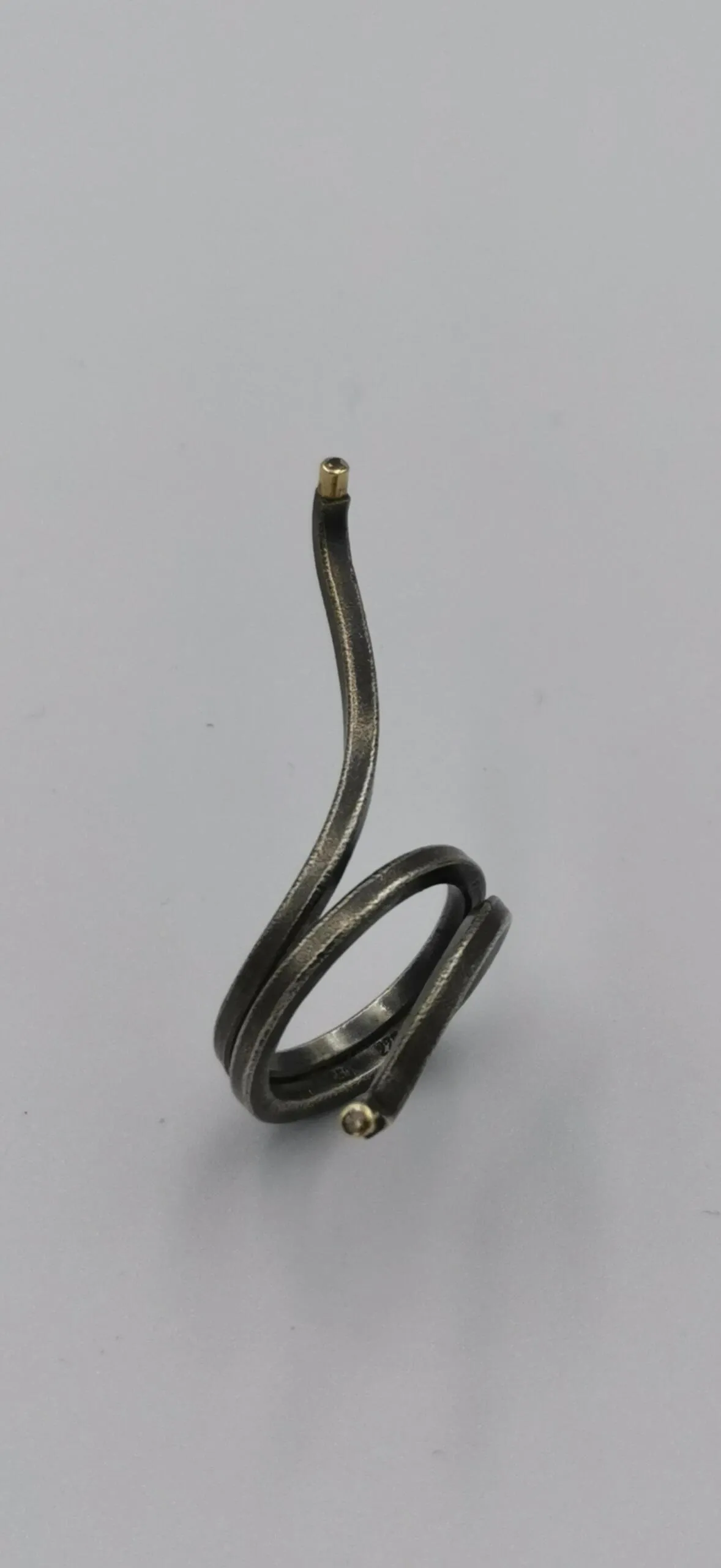 SG045 / Gold K18 and silver brilliant ring - Image 2