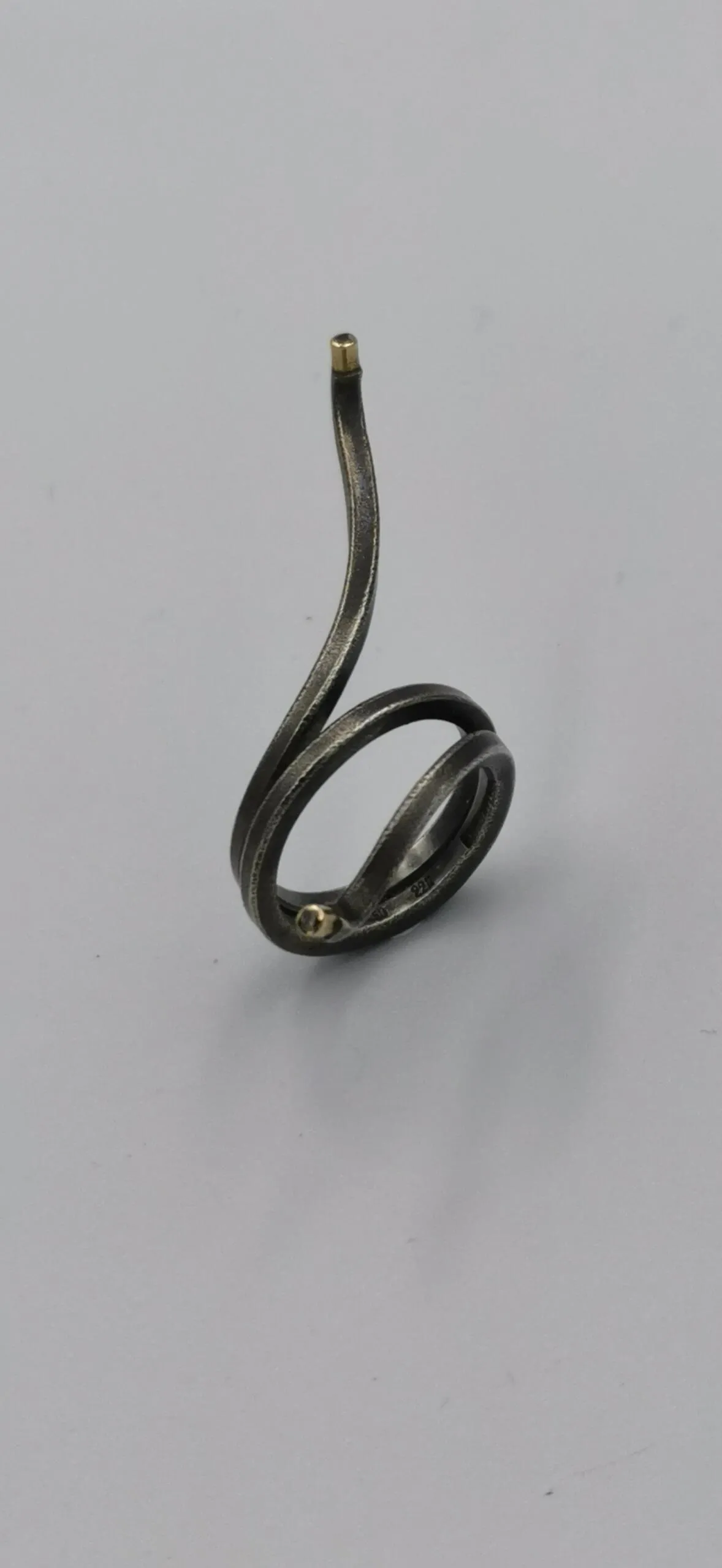 SG045 / Gold K18 and silver brilliant ring - Image 7
