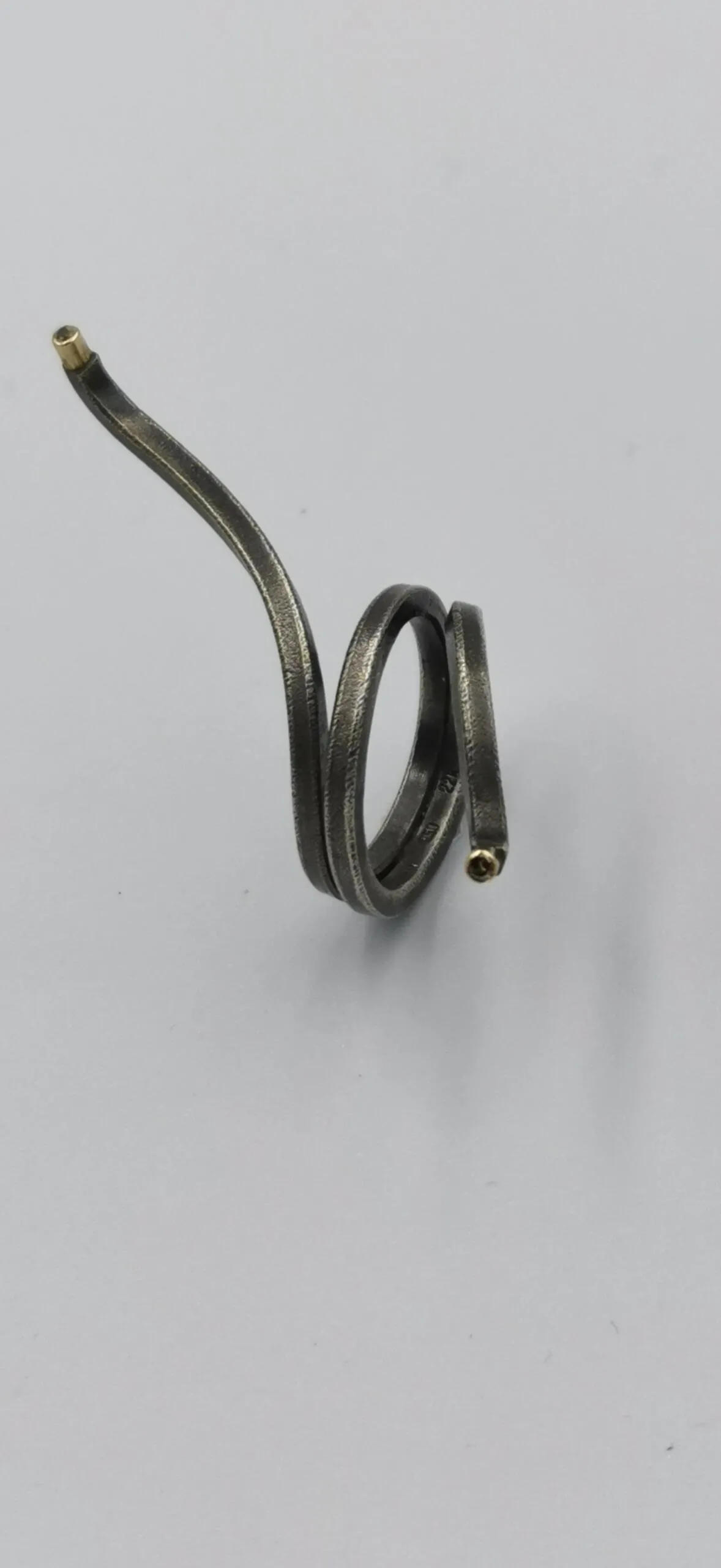SG045 / Gold K18 and silver brilliant ring - Image 6