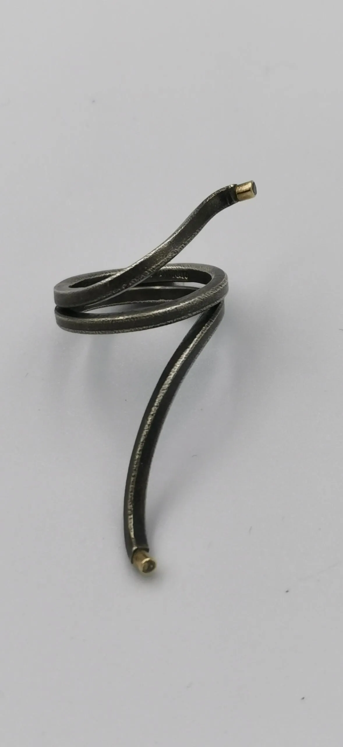 SG045 / Gold K18 and silver brilliant ring - Image 4