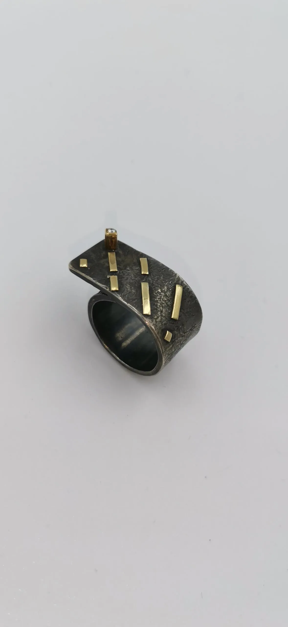 SG171 / Gold K18 and silver brilliant ring - Image 2
