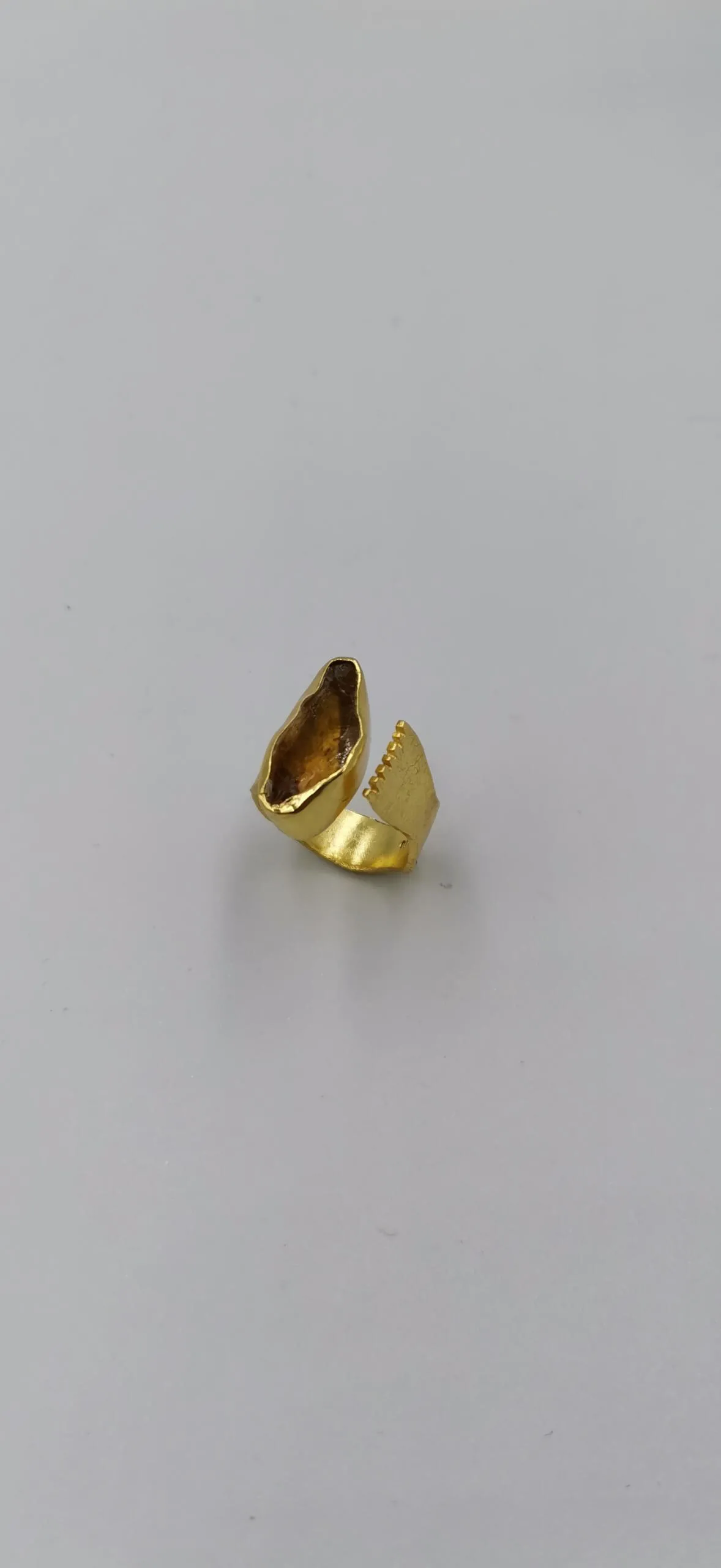 S019 / Silver citrin ring - Image 2