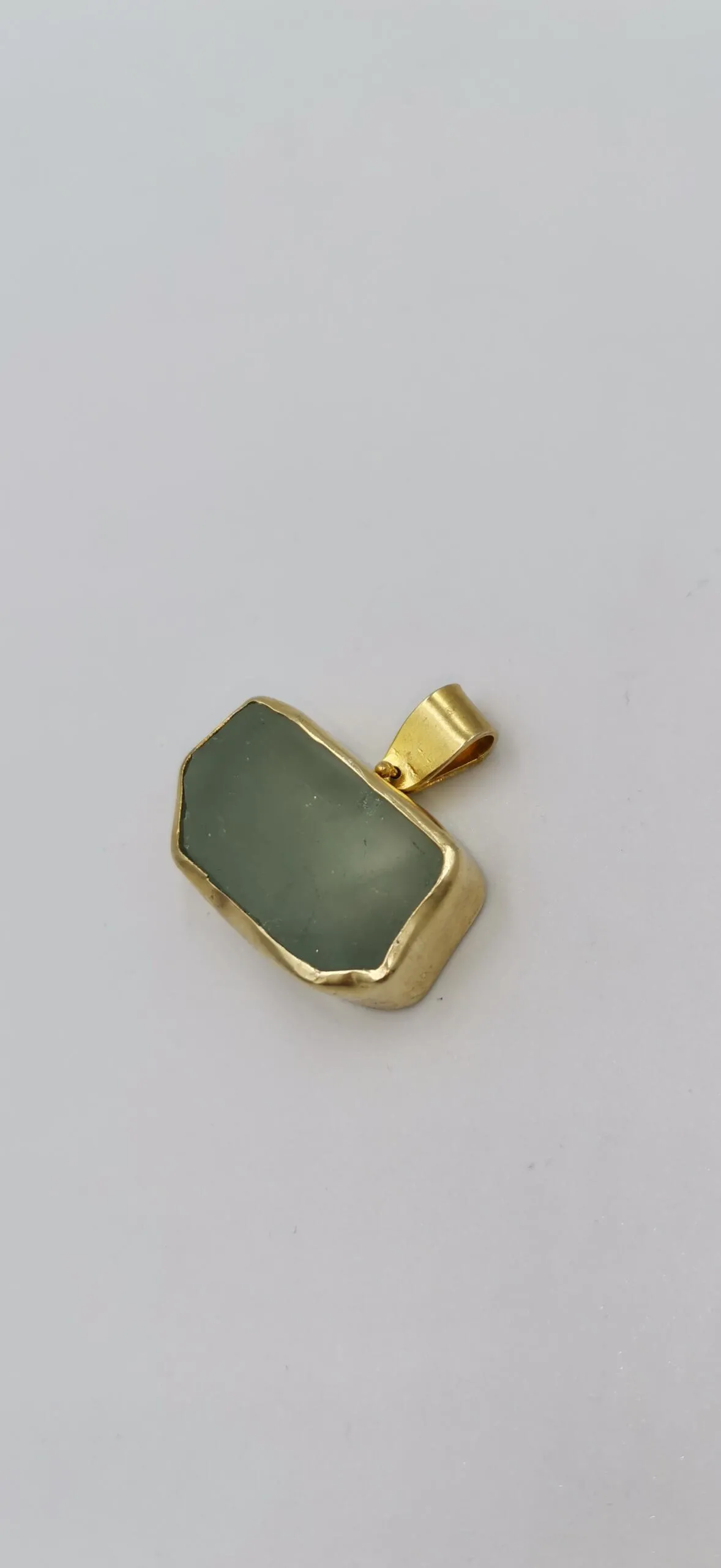 S132 / Silver aqua marine pendant - Image 1
