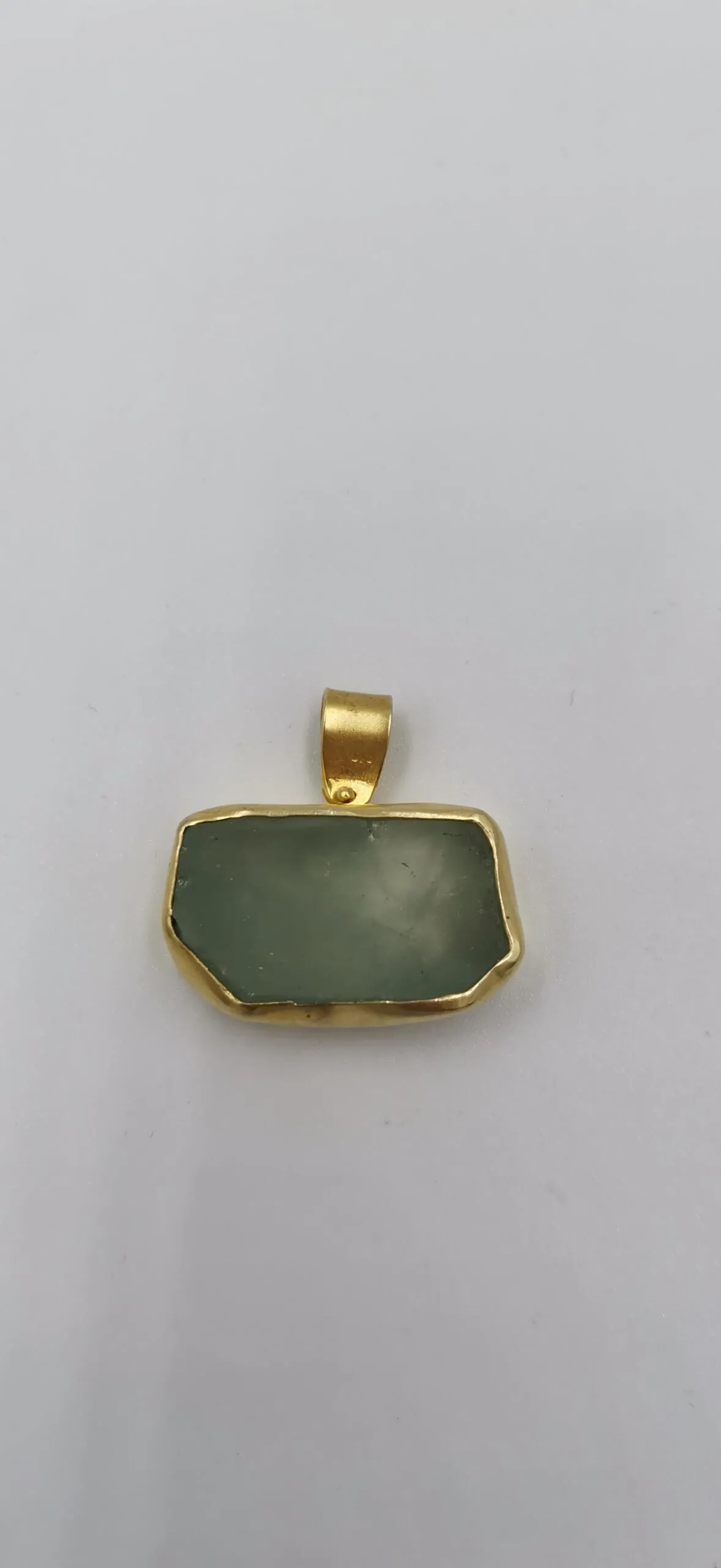 S132 / Silver aqua marine pendant - Image 2