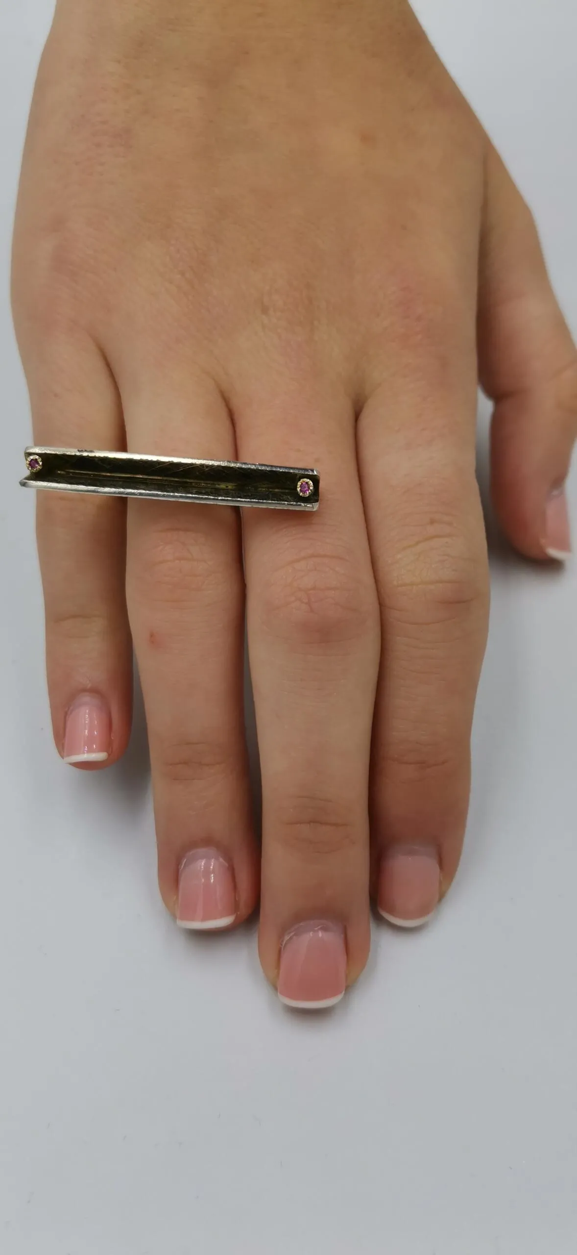 S239 / Silver ruby ring - Image 1