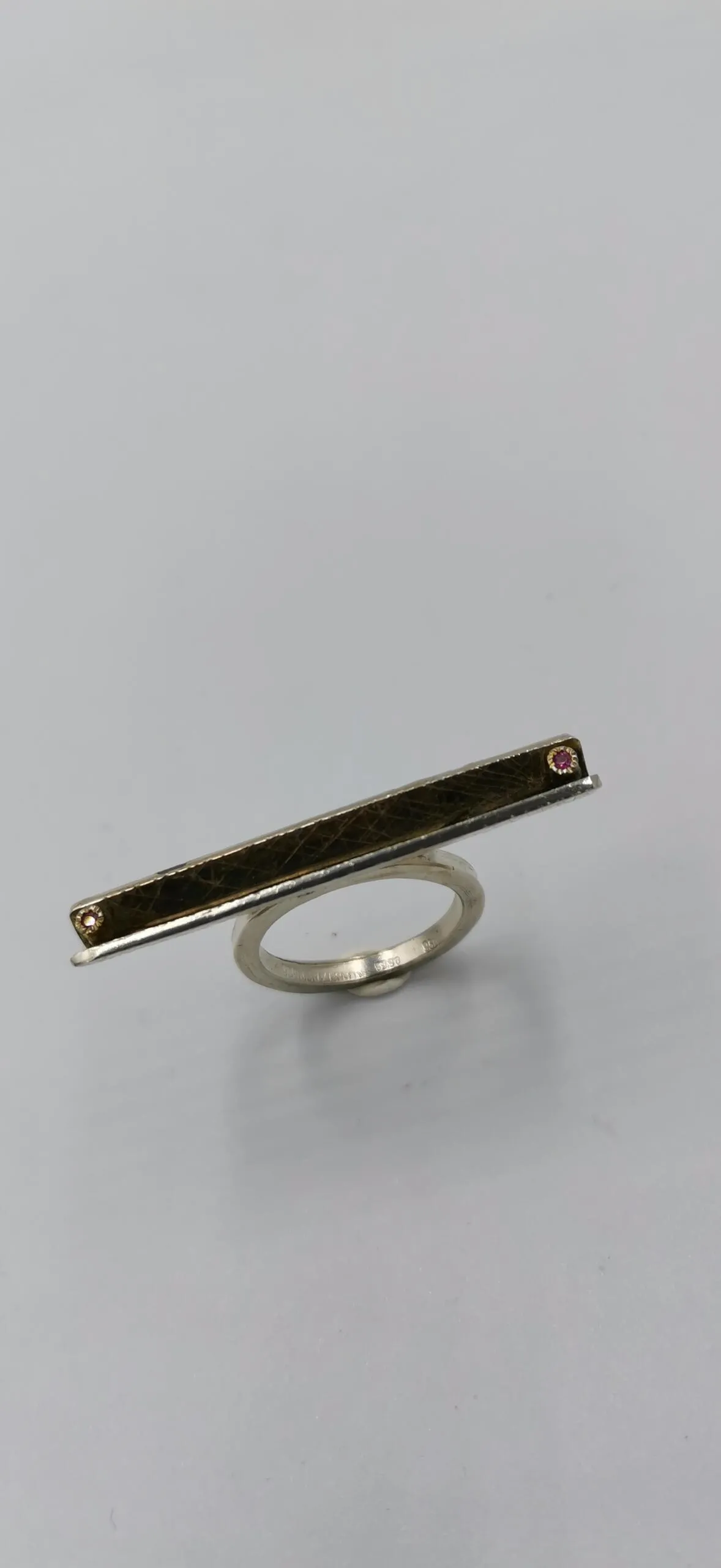 S239 / Silver ruby ring - Image 4