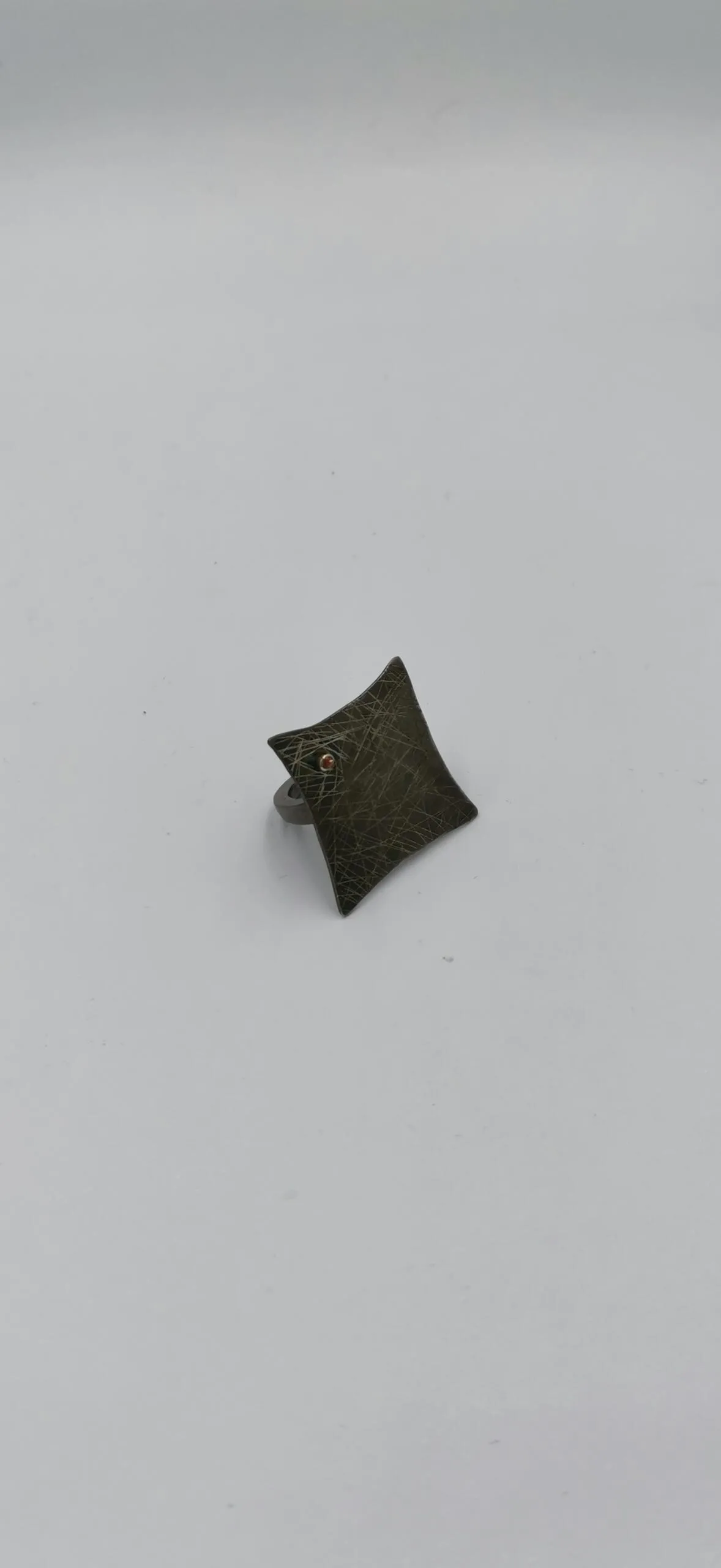 S503 / Silver sapphire ring - Image 2