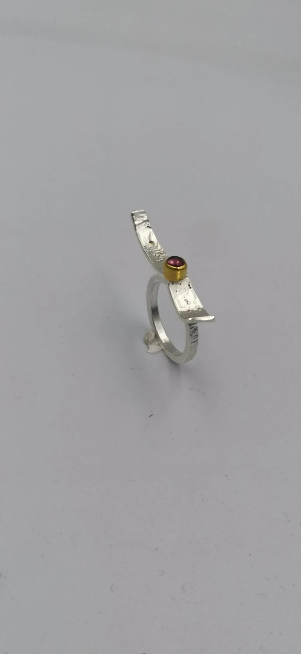 S567 / Silver tourmaline ring - Image 2