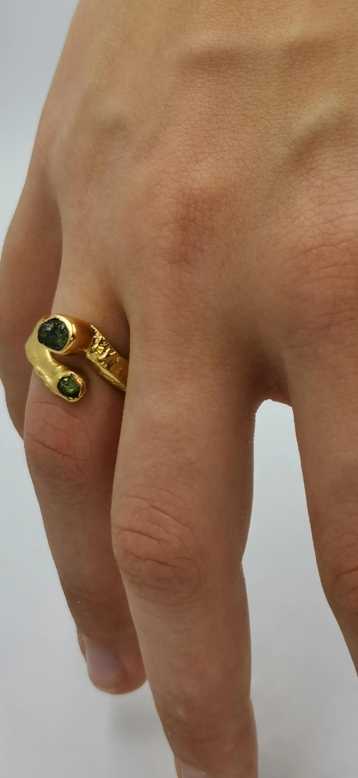 S584 / Silver tourmaline ring - Image 5