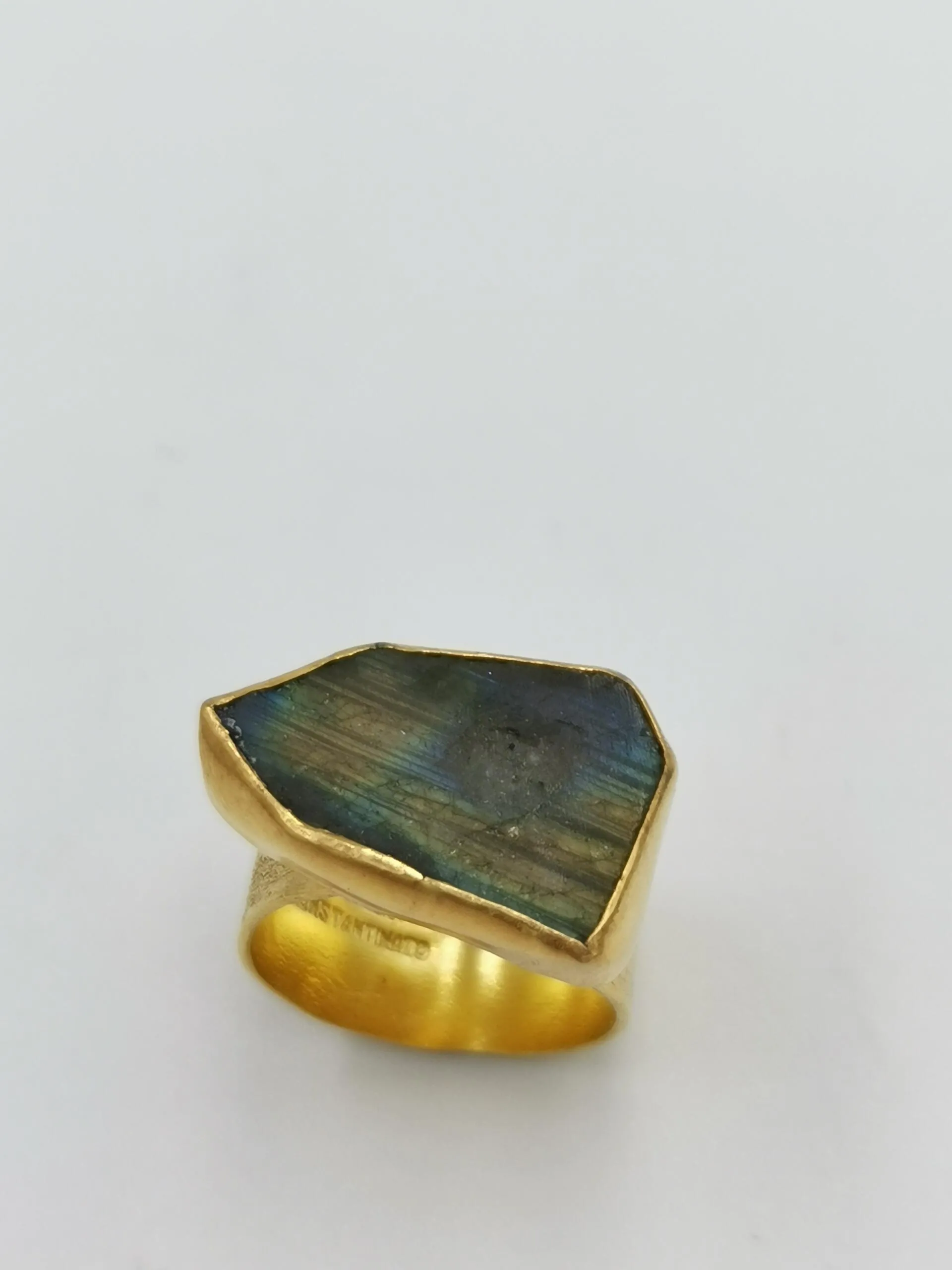 S589 / Silver labrodorite ring - Image 5
