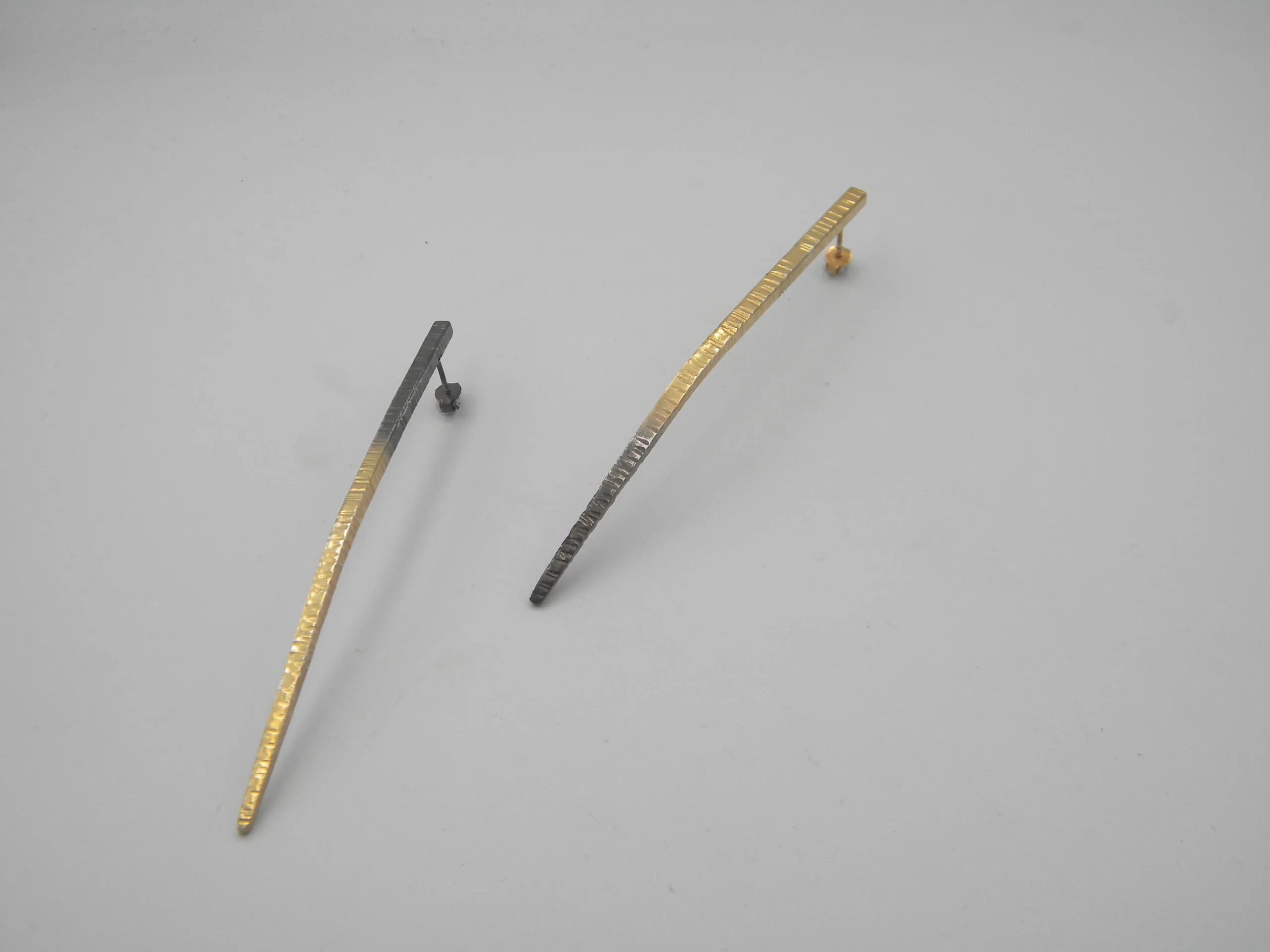 S723 / Silver long earrings - Image 2