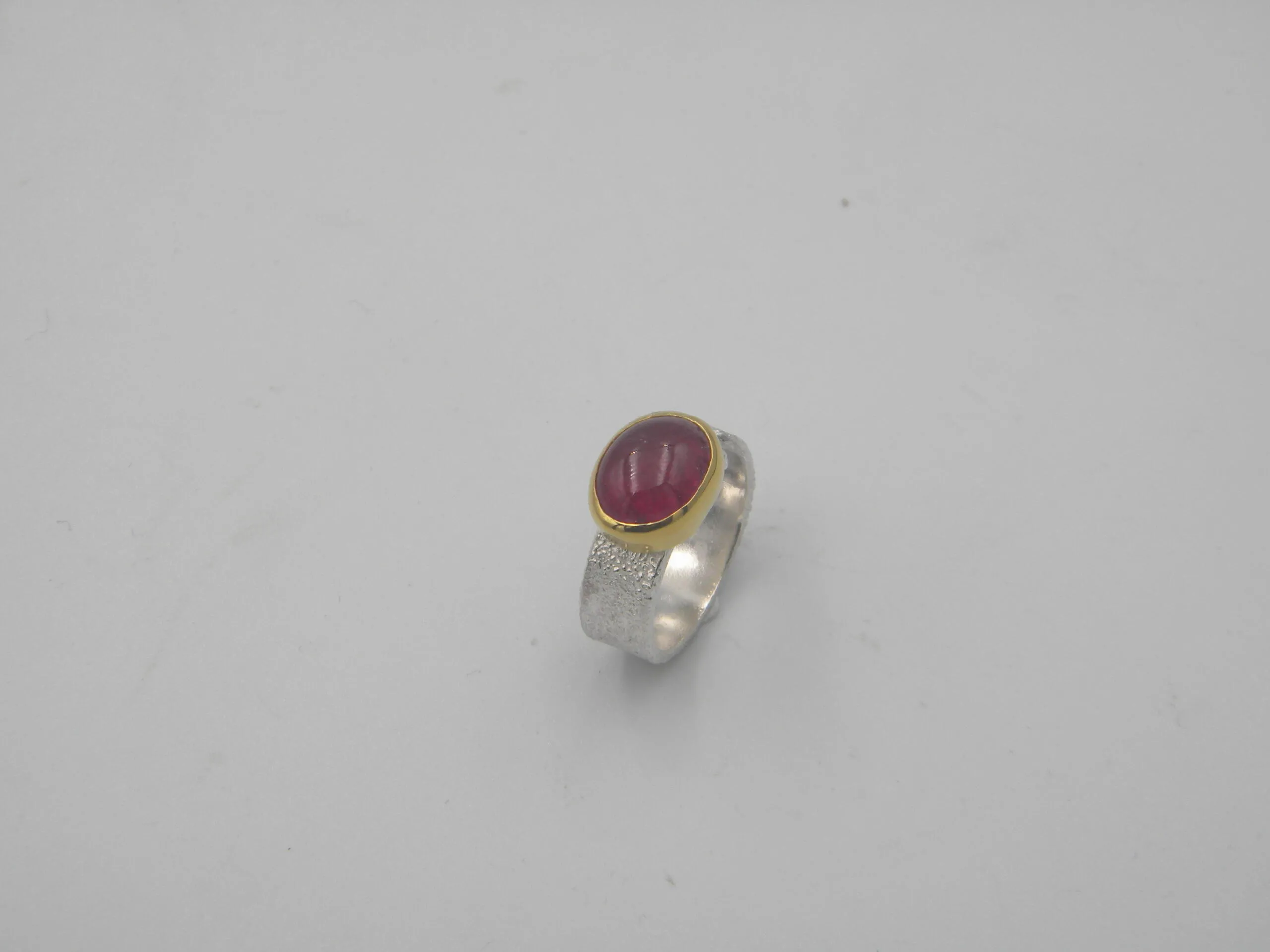 S738 / Silver tourmaline ring - Image 2