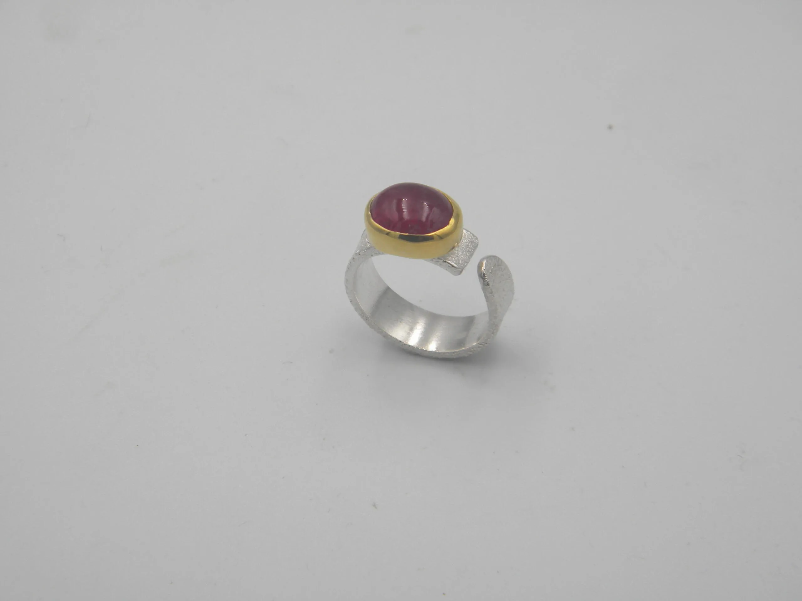 S738 / Silver tourmaline ring - Image 3