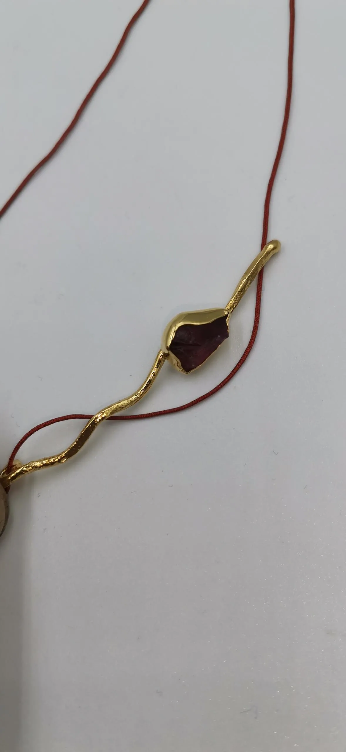 S823 / Silver tourmaline pendant - Image 2