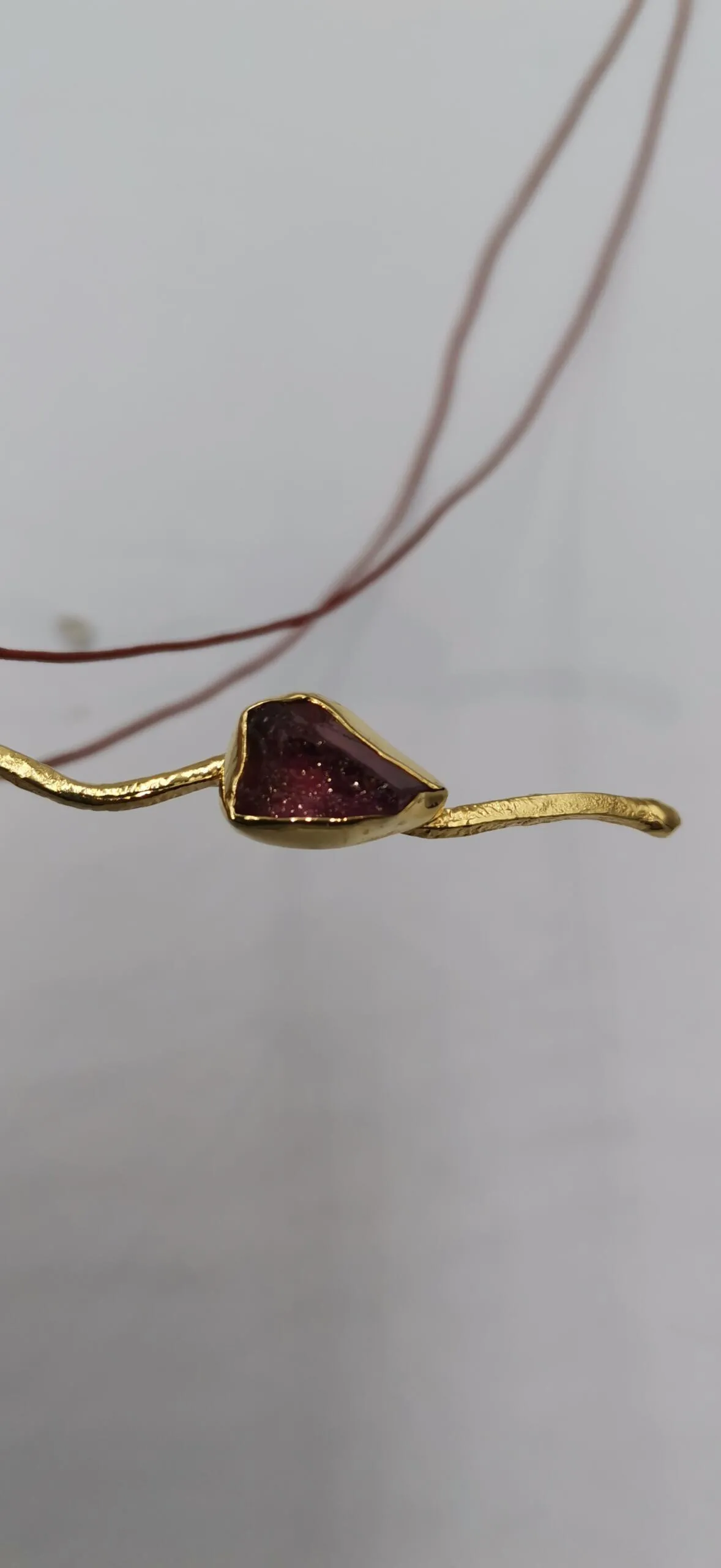 S823 / Silver tourmaline pendant - Image 3