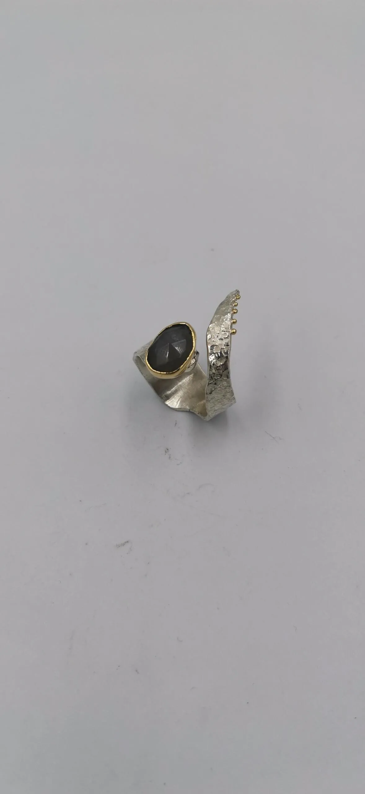 SG385 / Gold K18 and silver moonstone ring - Image 2